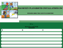 Tablet Screenshot of macqueeninstallations.com